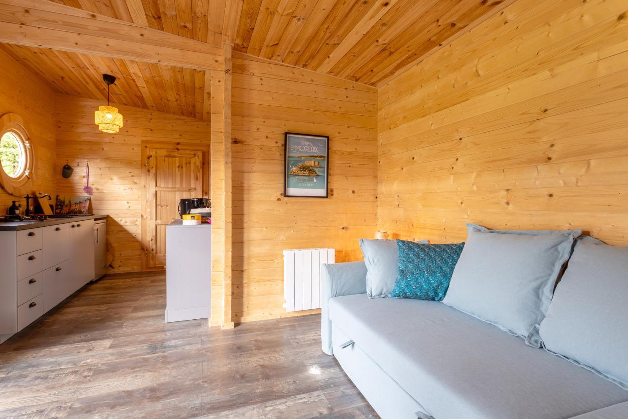 Chalet 4 Pers Landeleau 2Kms Canal Eksteriør billede
